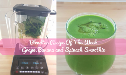 Blendtec Recipe Of The Week: Grape, Banana And Spinach Smoothie