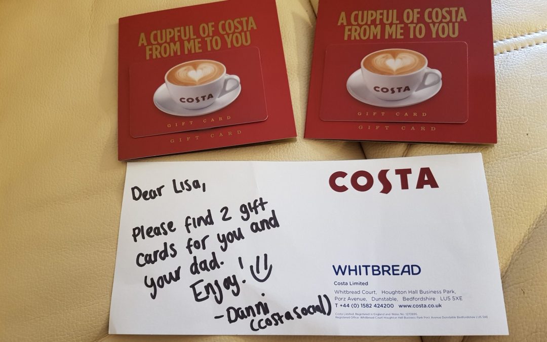 Thank You Costa Coffee!