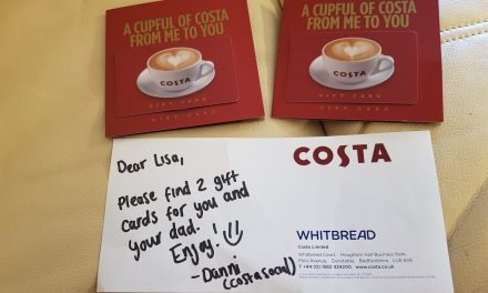 Thank You Costa Coffee!