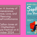 Review: A Journey of Perseverance, Patience, Love, and Rescuing #SophieFromRomania – Rory Cellan-Jones at the Cheltenham Literature Festival on 6 October 2024