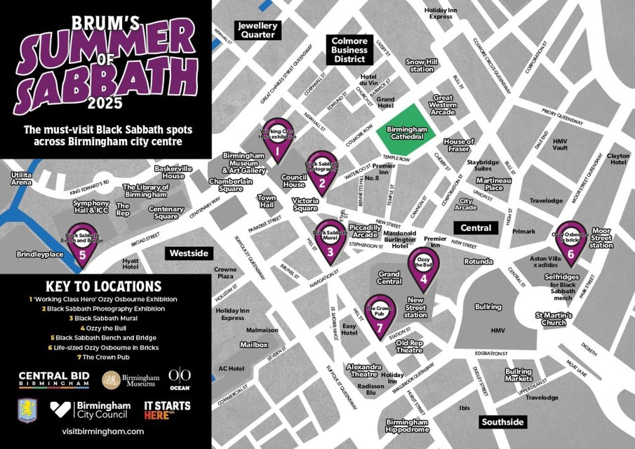 Review: Brum’s Summer of Sabbath – A Proper Birmingham Pilgrimage to pay Tribute To Ozzy Osbourne