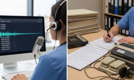 AI Voice-to-Text vs. Traditional Transcription for Vets