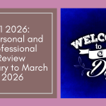 Q1 2026: A Personal and Professional Review January to March 2026