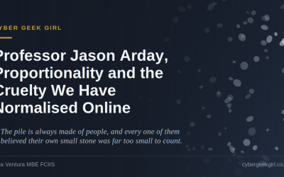 Professor Jason Arday, Proportionality and the Cruelty We Have Normalised Online